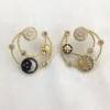 Rose des Vents and Rose Céleste Earrings