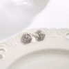 Small Rose Dior Couture Earrings