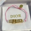 D-Dice Bracelet ,Black , Pink