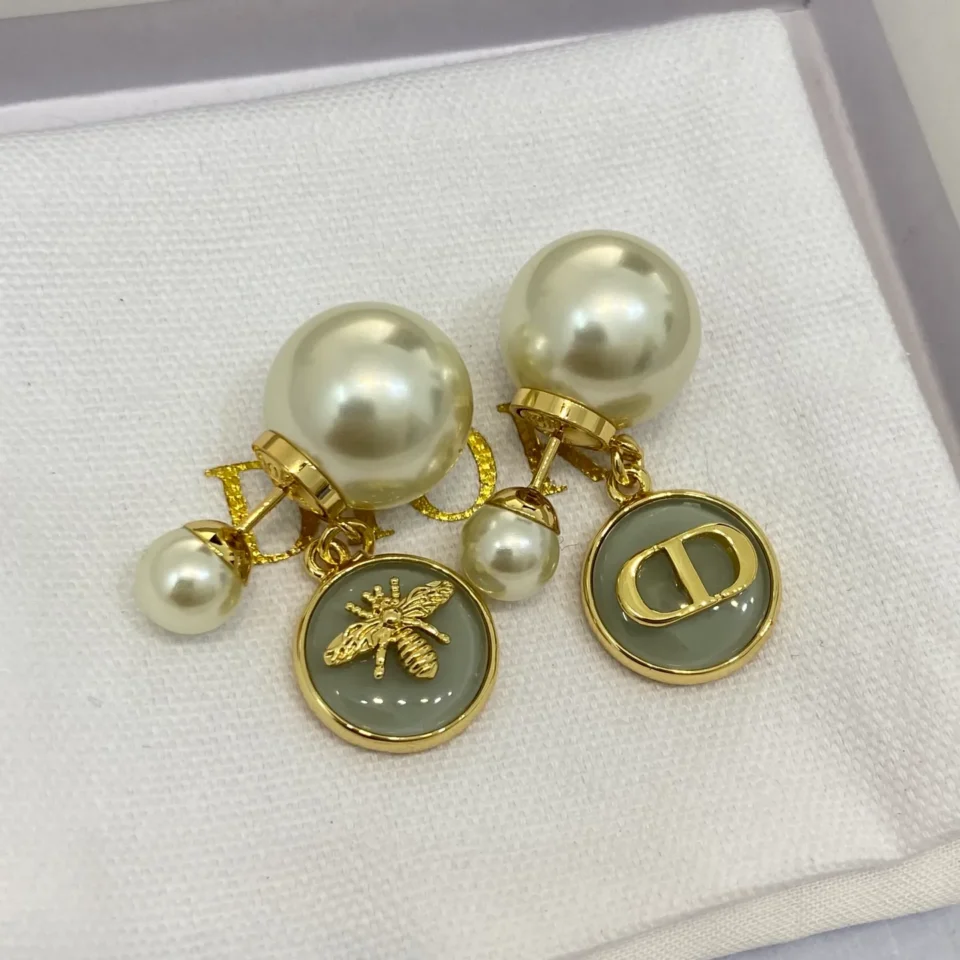 Dior Tribales Earrings Resin Bee