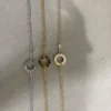 Cartier LOVE bracelet, on chain, 2 diamonds