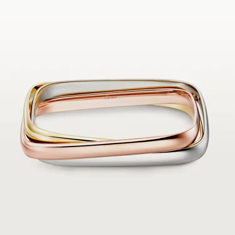 Trinity bracelet, cushion-shaped