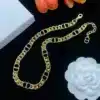 CD Icon Thin Chain Link Necklace