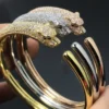 Panthère de Cartier bracelet, small model, paved