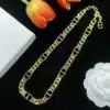 CD Icon Thin Chain Link Necklace