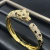 Panthère de Cartier bracelet, medium model, half-paved