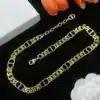 CD Icon Thin Chain Link Necklace