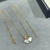 Chopard happy hearts necklace ,three hearts, one diamond