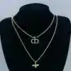 Petit CD Bee Necklace