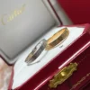 LOVE ring, mini model, paved