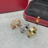 LOVE ring, classic model, paved