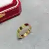 LOVE ring, small model, 1 diamond