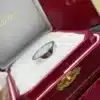 LOVE ring, small model, 1 diamond