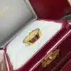 LOVE ring, small model, 1 diamond