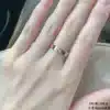 LOVE ring, small model, 1 diamond