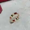 LOVE ring, small model, 1 diamond