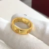LOVE ring, classic model, 3 diamonds