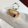 LOVE ring, classic model, 3 diamonds