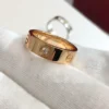 LOVE ring, classic model, 3 diamonds
