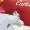 Panthère de Cartier rings medium model,half paved