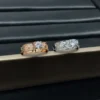 LOVE ring, paved,one diamond