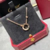 Cartier love necklaces 2 diamonds