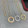 Cartier love necklaces paved