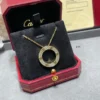Cartier love necklaces paved