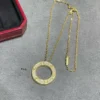 Cartier love necklaces paved