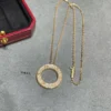 Cartier love necklaces paved