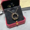 Cartier love necklaces 3 diamonds
