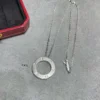 Cartier love necklaces 3 diamonds