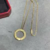 Cartier love necklaces 3 diamonds