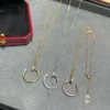 CartierJuste Un Clou Necklaces ,diamonds