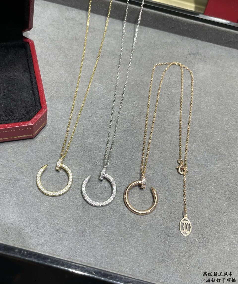CartierJuste Un Clou Necklaces , diamonds