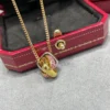 Cartier Trinity Necklaces ,cushion shaped, half-paved