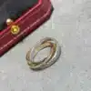 Trinity Rings half-paved