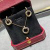 Trinity Necklaces small model ,half-paved
