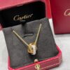 Cartier Trinity Necklaces ,cushion shaped, half-paved