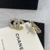 CHANEL Crystal Timeless CC Earrings