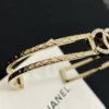 Chanel Bracelet, Metal & Strass  Gold