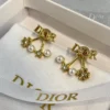 Christian Dior Earring ,clover
