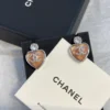 Chanel Heart Earrings