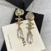 Chanel Earrings ,Golden rose knot