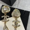Chanel Earrings ,Golden rose knot