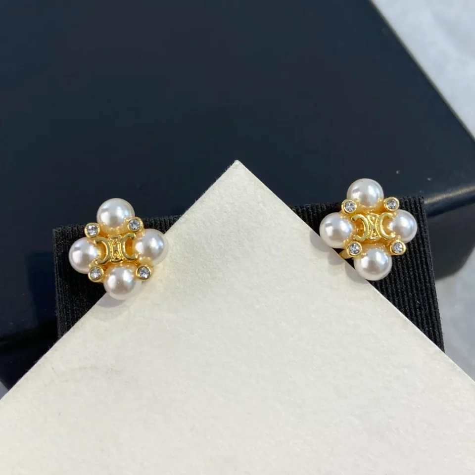 Celine pearl earrings