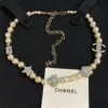 Chanel Pearl-crystal choker with CC/star motifs