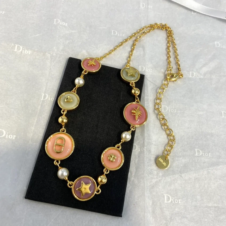 Dior necklace ,multicolor