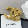 Chanel golden tiger brooch