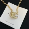 Chanel CC tiger LOGO pedant necklace